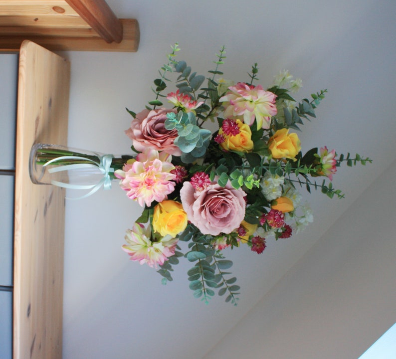 Large Fireplace Silk Flower Arrangement. Fireplace Flower Etsy