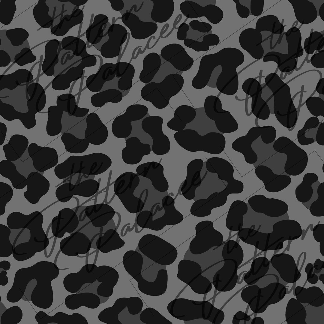 Gray Cheetah / Seamless Pattern / Digital File / Seamless Digital