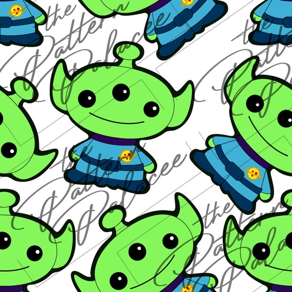 Cute Alien Seamless Pattern Toy Story Pattern Disney Etsy Cute Alien Seamless Pattern Toy Story Pattern Disney Etsy
