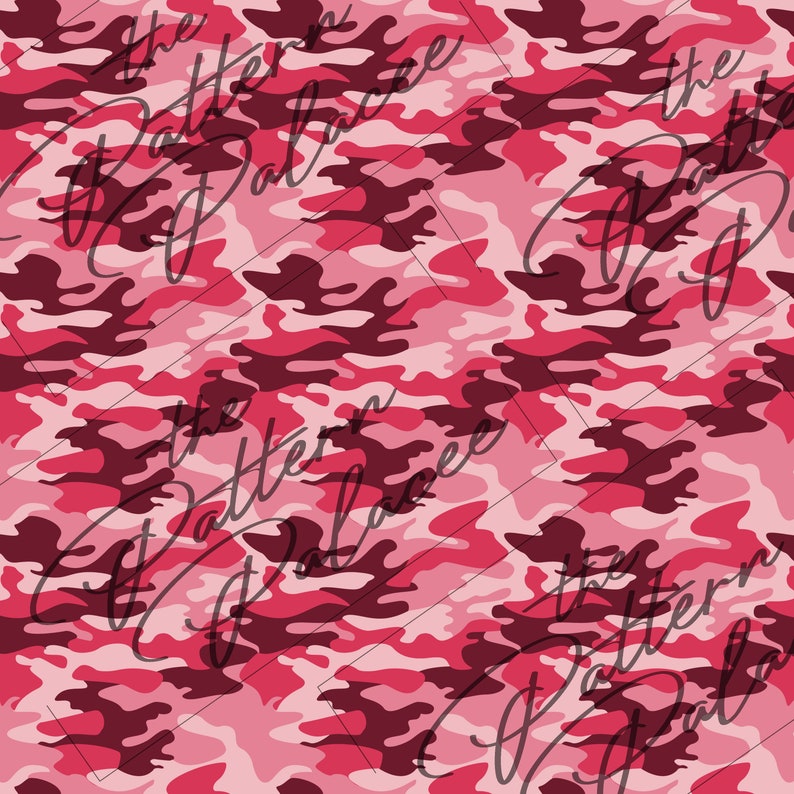 Pink Camo / Seamless Pattern / Digital Download / Digital File Etsy