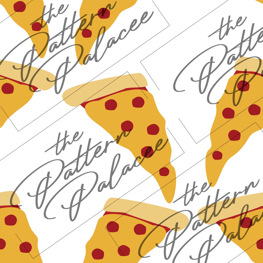 Pizza Express Pattern Pizza / Pizza Print / Seamless Pattern / Digital File / Digital ...