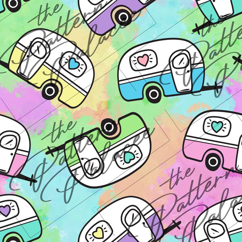 Camper Pattern - Etsy