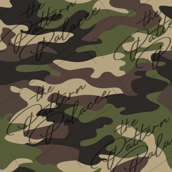 Camo / Seamless Pattern / Digital Download / Digital File / JPEG / Country  Pattern /Camo Print / Fabric Pattern