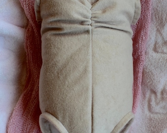 Doe Suede Body for 19-21/" Dolls Full Unjointed Arms Full Unjointed Legs #1272