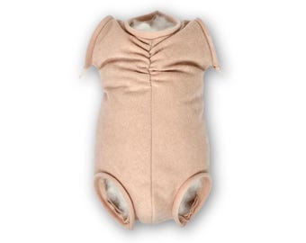 3 Colors: Doe Suede Body for Reborn Doll 18-22" Full Arms/Legs