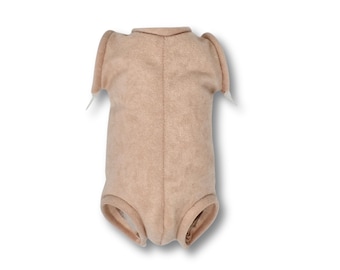 3 Colors: 16-17" Doe Suede Body For Reborn Doll Kits