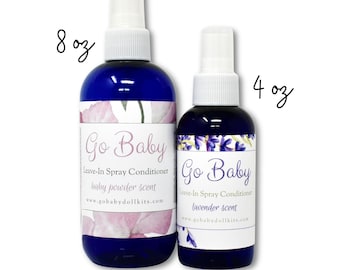 Leave-In Spray Conditioner for Mohair 4 oz For Reborn Baby Doll ~ 3 Scents