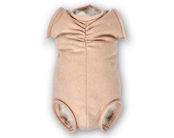 3 Colors: 21-22" Doe Suede Body For Reborn Doll Kits