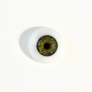 Handmade 18-22mm Half Round Resin Eyes for Reborn Dolls, Realistic Iris, Life Like Eyes, Blue 03