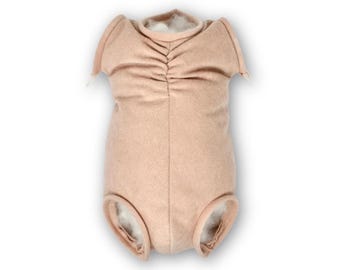 3 Colors: 20-21" Doe Suede Body For Reborn Doll Kits
