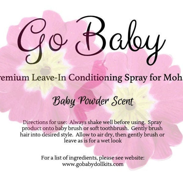 Baby Powder Spray for Reborn Dolls Etsy