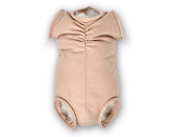 3 Colors: 19-20" Doe Suede Body For Reborn Doll Kits
