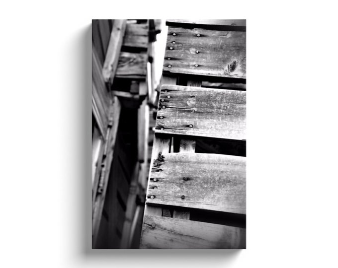 Crates Vertical (Solid Face Canvas With Solid Backing)