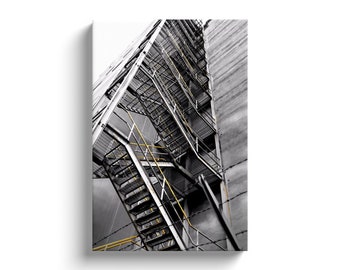 Fire Escape (Solid Face Canvas With Solid Backing)