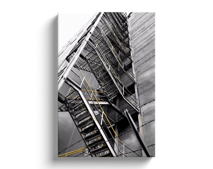Fire Escape (Solid Face Canvas With Solid Backing)