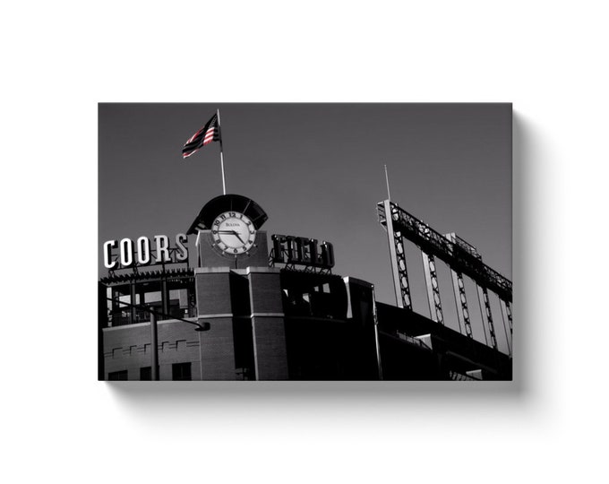Coors Field Denver, CO (Solid Face With Solid Backing)