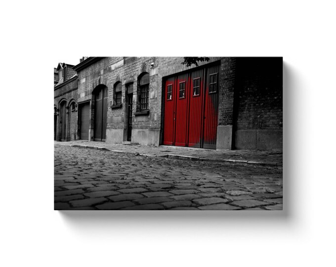 Belgium Red (Solid Face Canvas With Solid Backing)