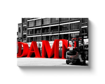 Damn (Solid Front Canvas With Solid Backing)