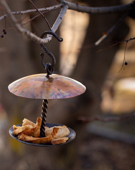Forged Bird Feeder Etsy