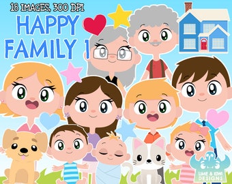 Family Time Clipart Etsy