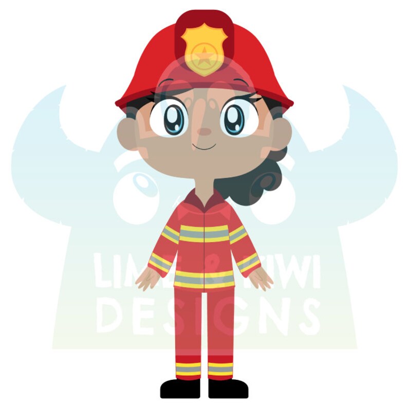 Firefighters Clipart Instant Download Fire Dalmatian Fire - Etsy