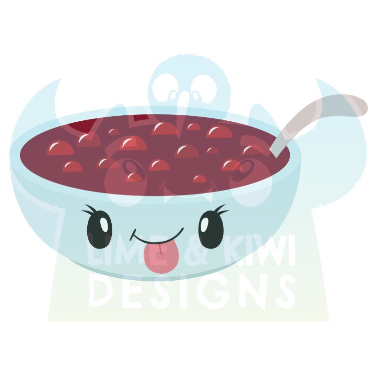 Cute Christmas Dinner Clipart Instant Download Vector Art - Etsy UK