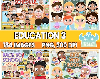 Onderwijs clipart bundel 3, zwart-wit, digitale postzegels, school, klaslokaal, kinderen, kinderen, leraren, onderwerpen, bureau, terug naar school,