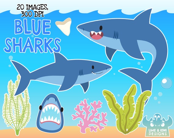 Blue Sharks Clipart Instant Download Vector Art Commercial Etsy Blue Sharks Clipart Instant Download Vector Art Commercial Etsy