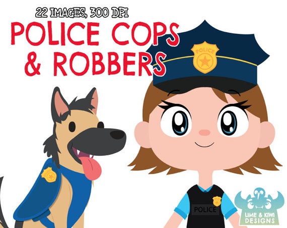 Police Cops And Robbers Clipart Instant Download Vector Art Etsy Police Cops And Robbers Clipart Instant Download Vector Art Etsy