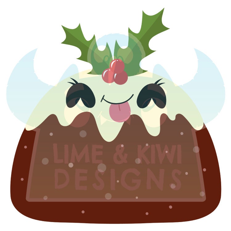 Cute Christmas Dinner Clipart Instant Download Vector Art - Etsy UK