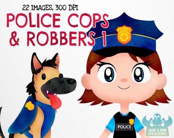 Policías y ladrones acuarela clipart descarga instantánea - Etsy México Policías y ladrones acuarela clipart descarga instantánea - Etsy México