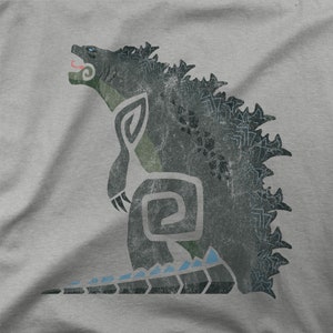 Inspired MHW King of the Monsters Shirt | Retro Kaiju Monsters Gifts | MHW Monsters Crossover Shirt | Retro Zilla | Gamer Aesthetic Shirt