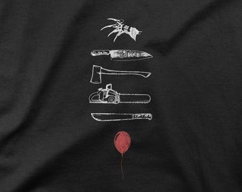 Horror Movie Slasher Icons Unisex Tee - Halloween Spooky Gift