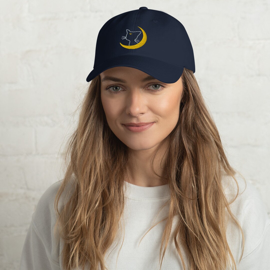 Inspired Embroidered Sailor Luna Hat Moon Luna Hat Cute Anime Hat Cute