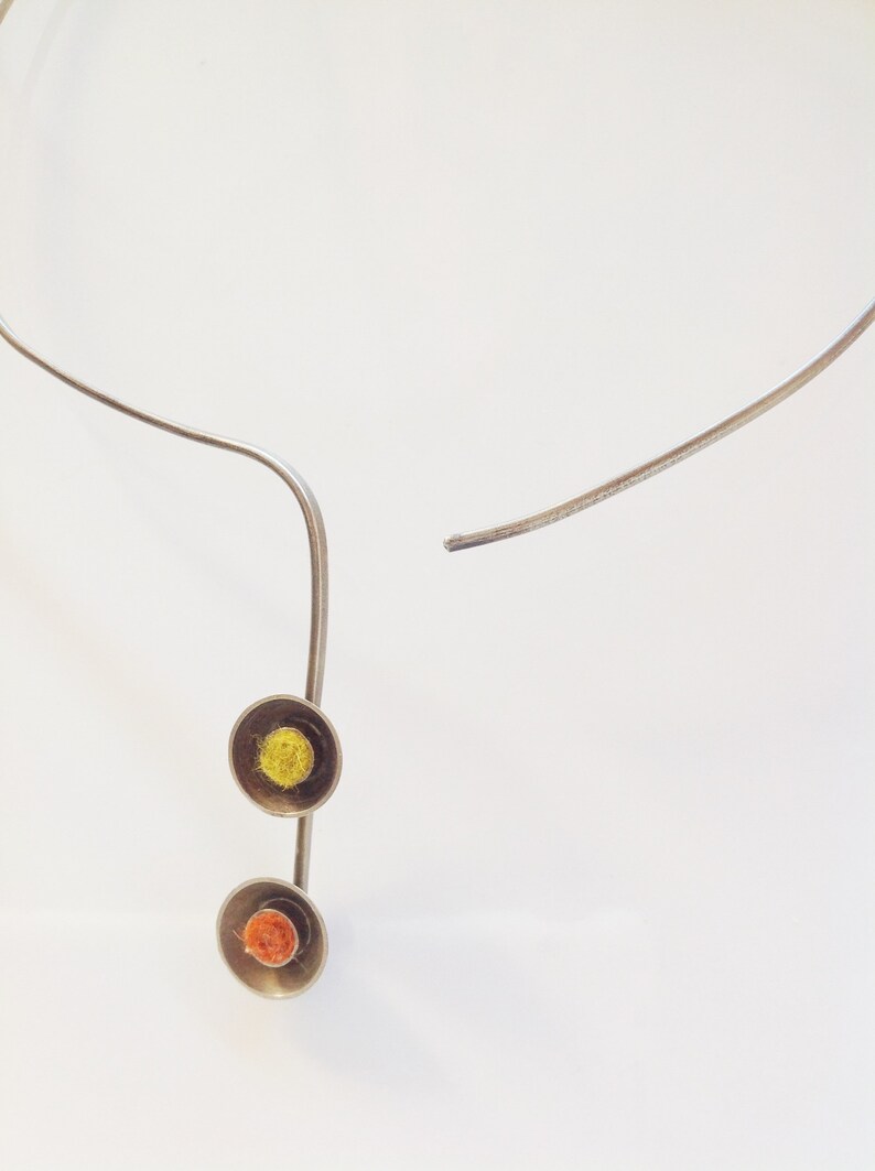 Contemporary Jewellery Modern Rigid Necklace Contemporary Necklace
