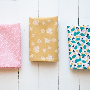 Batch of 3 reusable handkerchiefs, wedding handkerchiefs, washable and reusable image 1