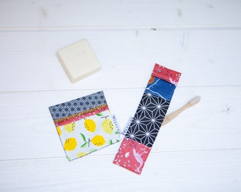 SOAP & TOOTHBRUSH BAGS - Upcycled