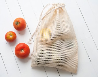 Cotton net for vegetables or fruits, zero waste shopping