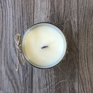 Granny's Kitchen, Apple, Pear, Clove, Pie Crust, White Sugar, All natural wooden wick soy candle, eco friendly image 4