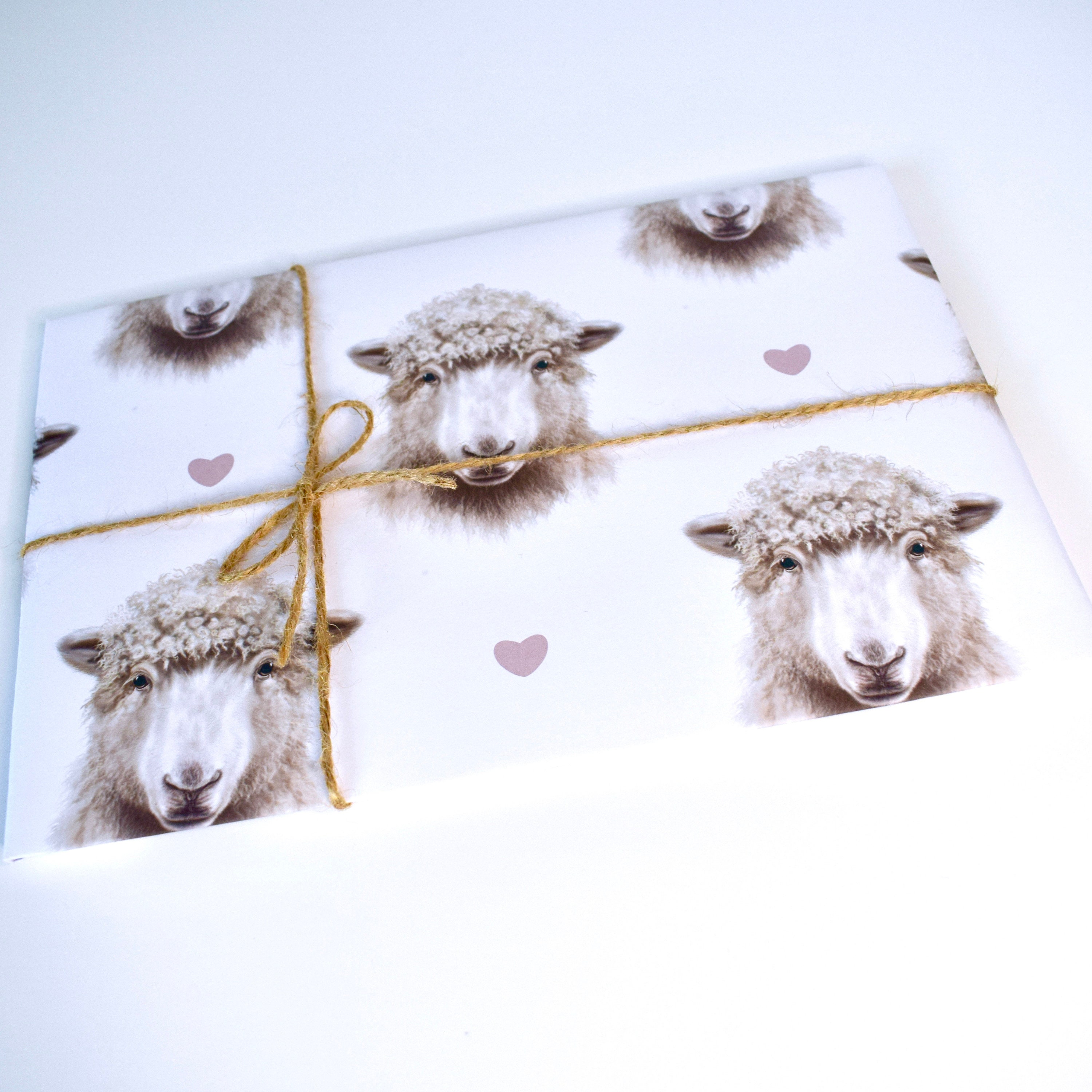 Sheep Wrapping Paper Sheep Gift Wrap Cute Sheep Cute Etsy
