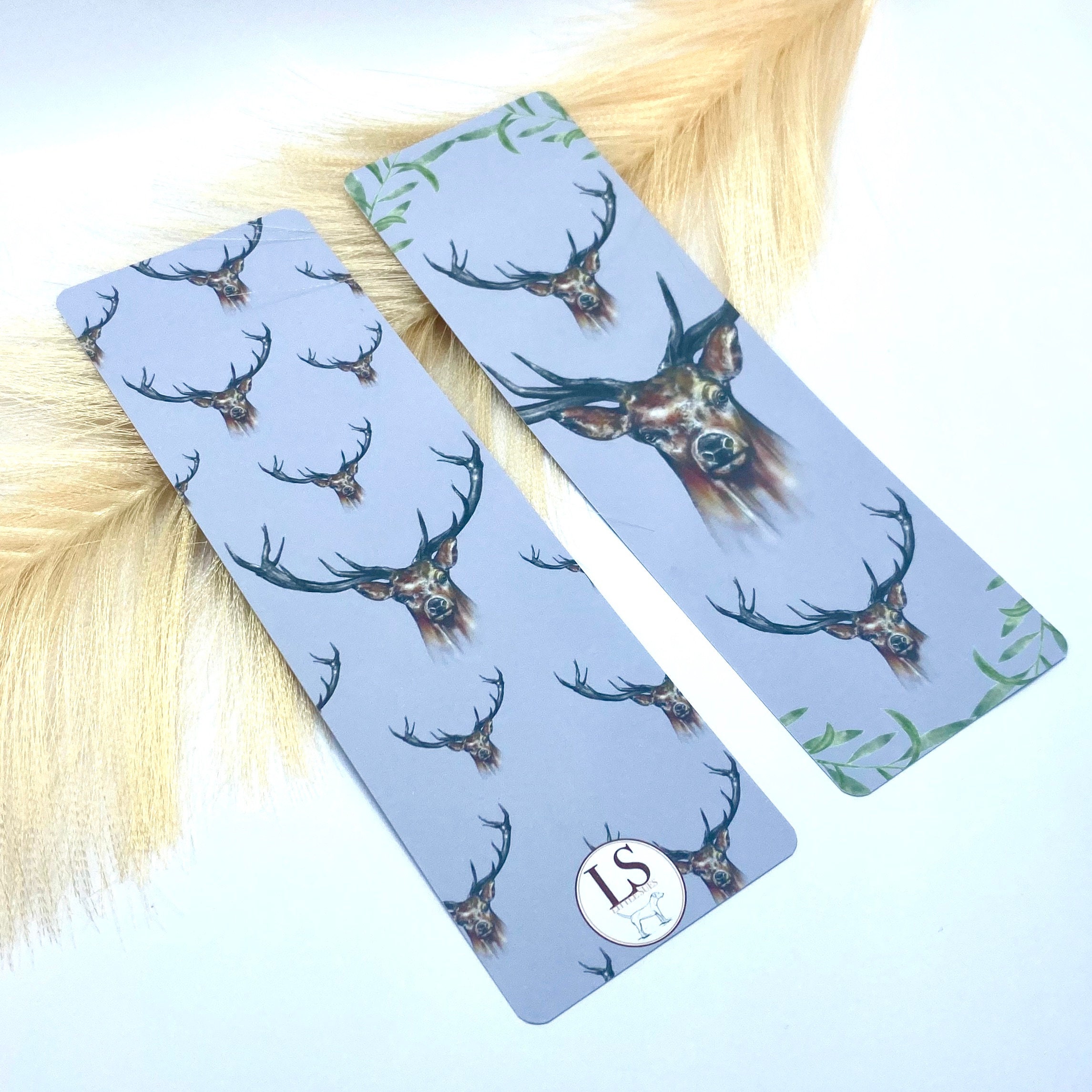 Stag Bookmark Stags Head Gift Red Deer Stationary Animal Etsy