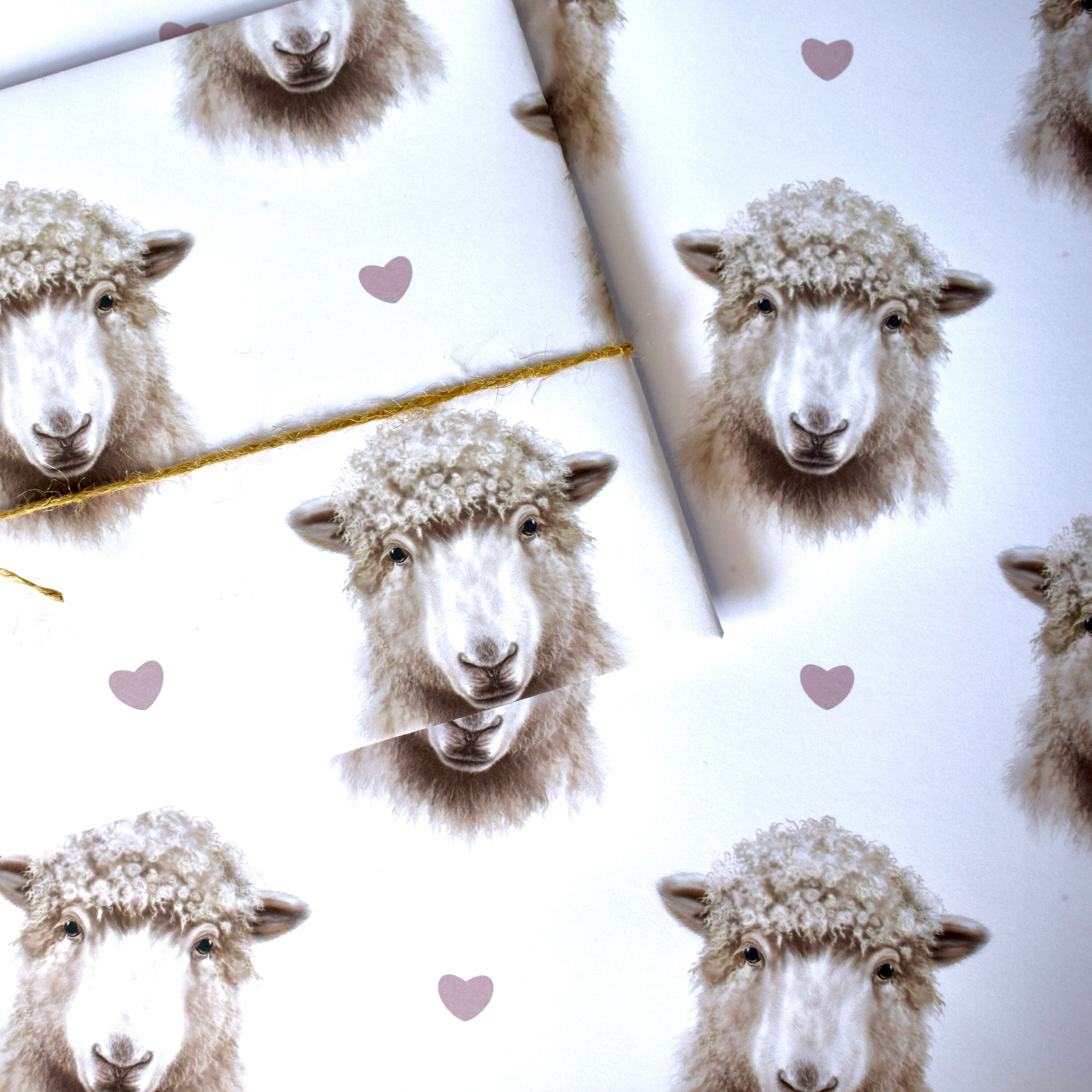 Sheep Wrapping Paper Sheep Gift Wrap Cute Sheep Cute Etsy