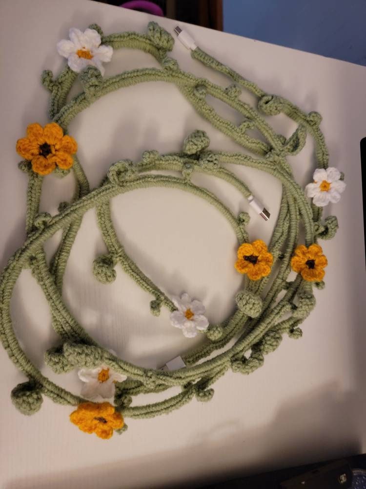 Charger Cord Cover Etsy