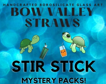 Glass Stir Sticks Mystery Packs