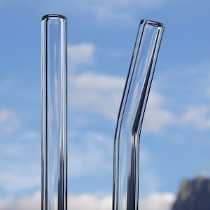 Borosilikatglas Strohhalm