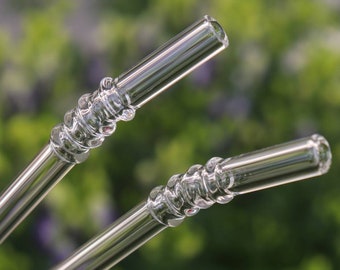 Faux Bendy Glass Drinking Straws