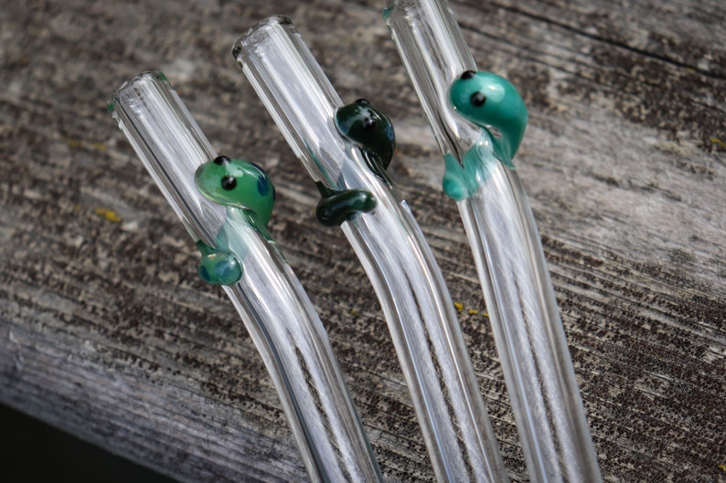 Snake Glass Drinking Straws Bild 6