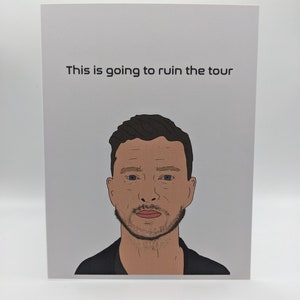 Isso vai arruinar a turnê Cartão de Justin Timberlake para literalmente qualquer coisa Ele é um idiota, eu diria Chás de bebê, casamentos para o algoritmo
