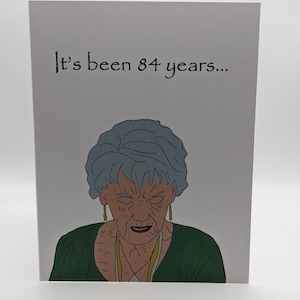 Carte Titanic drôle de 84 ans pour toutes les occasions