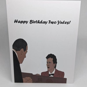 Meu primo Vinny Two Yutes - Cartão de aniversário engraçado com trocadilho